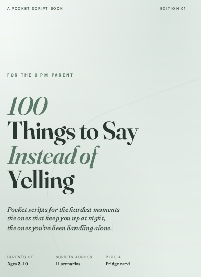 100 Things to Say Instead of Yelling