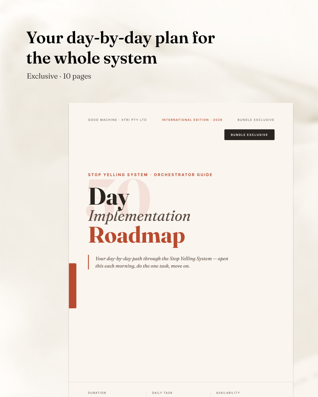 30-Day Implementation Roadmap (DIGITAL GUIDE)