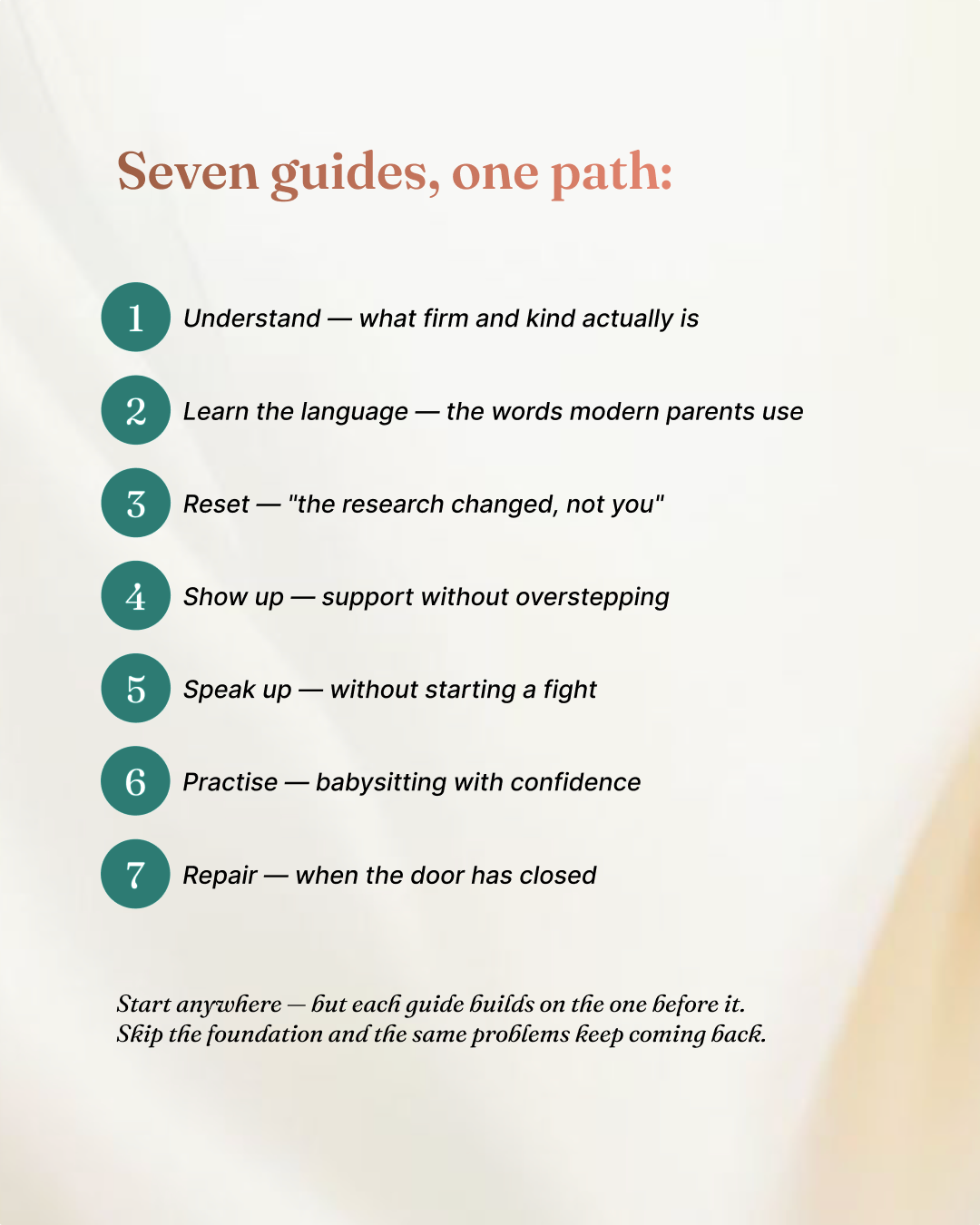 30-Day Firm and Kind Journey for Grandparents (7 Guides)