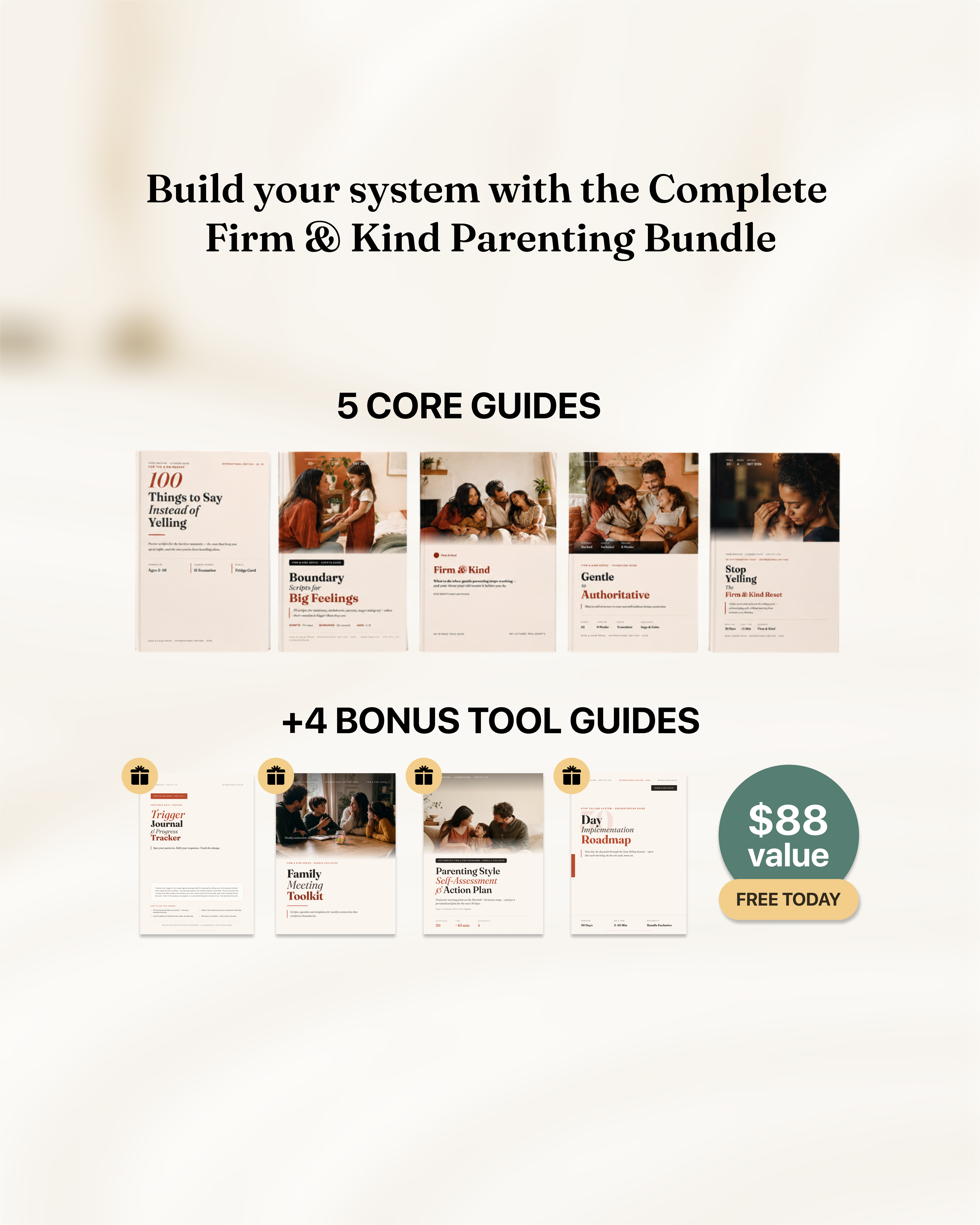 30-Day Firm & Kind Journey for Parents (9 Guides)
