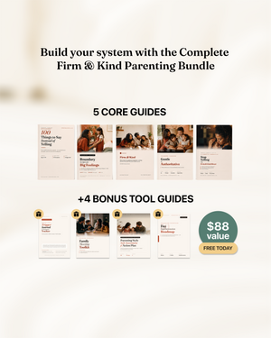 30-Day Firm & Kind Journey for Parents (9 Guides)