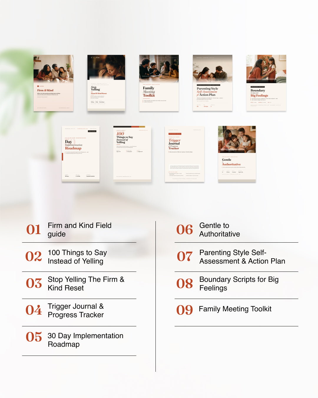 30-Day Firm & Kind Journey for Parents (9 Guides)