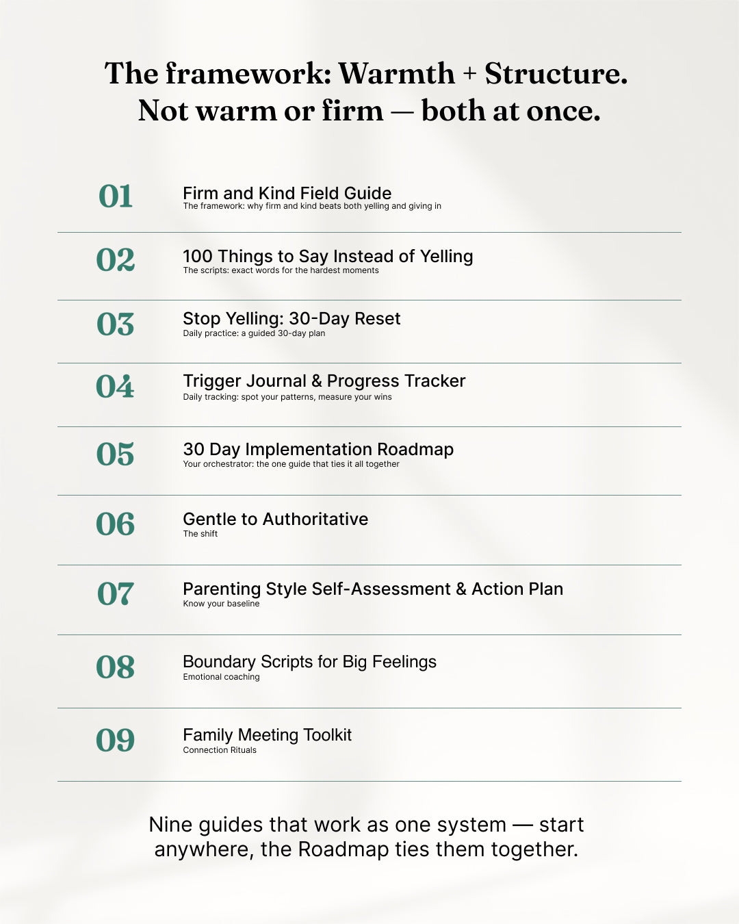 30-Day Firm & Kind Journey for Parents (9 Guides)
