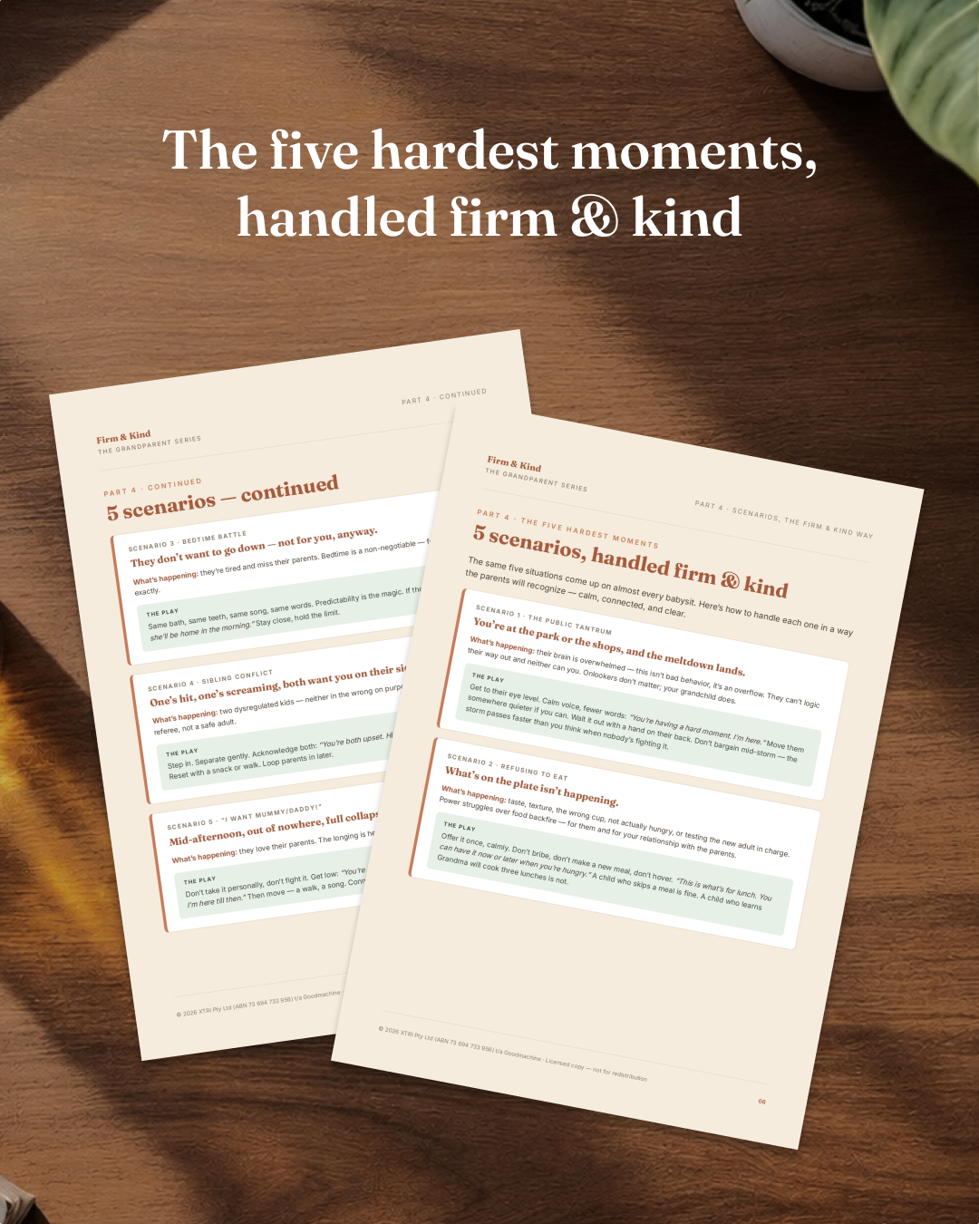 Firm & Kind in Practice The Grandparent's Babysitting Playbook (Part 6 of 7)