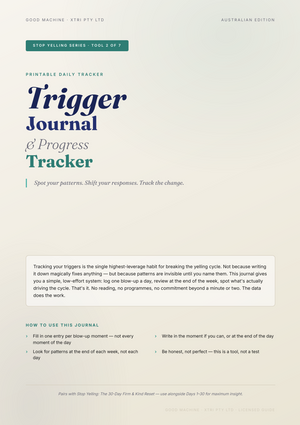 Trigger Journal Progress Tracker (DIGITAL GUIDE)