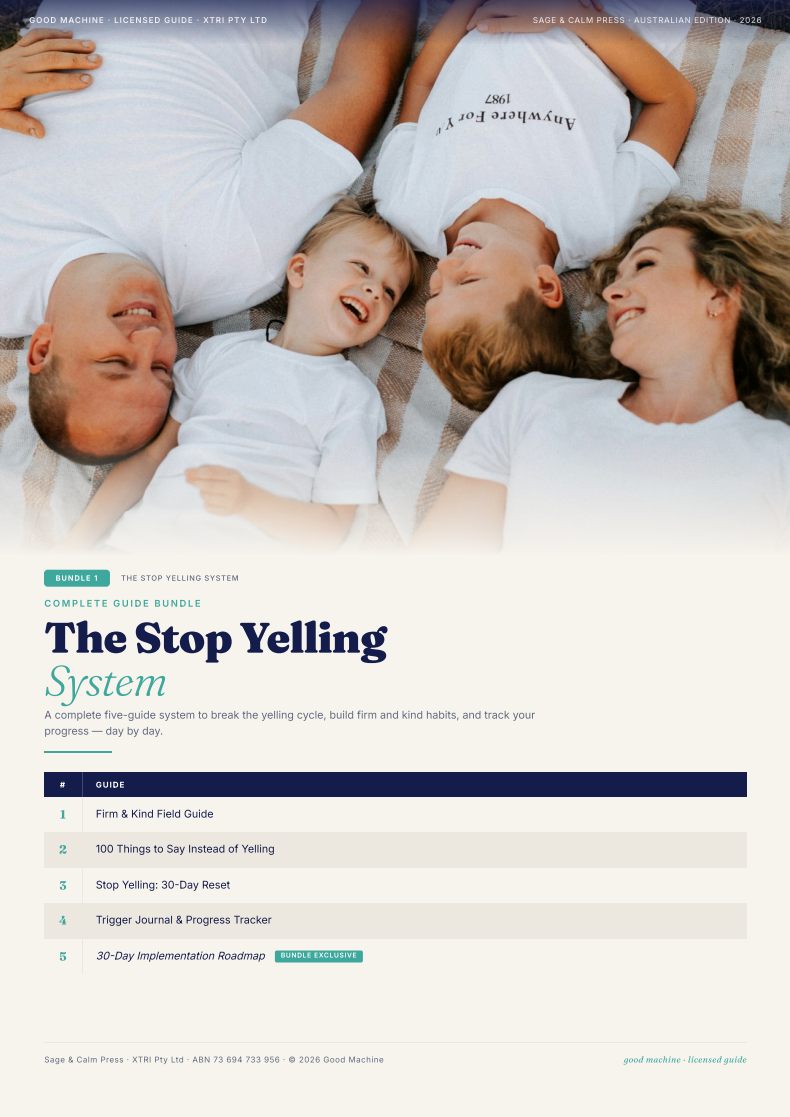 Stop Yelling Parenting System (ONLY 5 GUIDES INCLUDED)