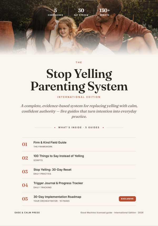 Stop Yelling Parenting System (ONLY 5 GUIDES INCLUDED)