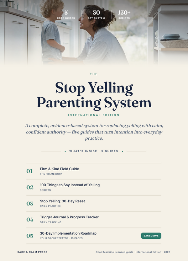Stop Yelling Parenting System (ONLY 5 GUIDES INCLUDED)