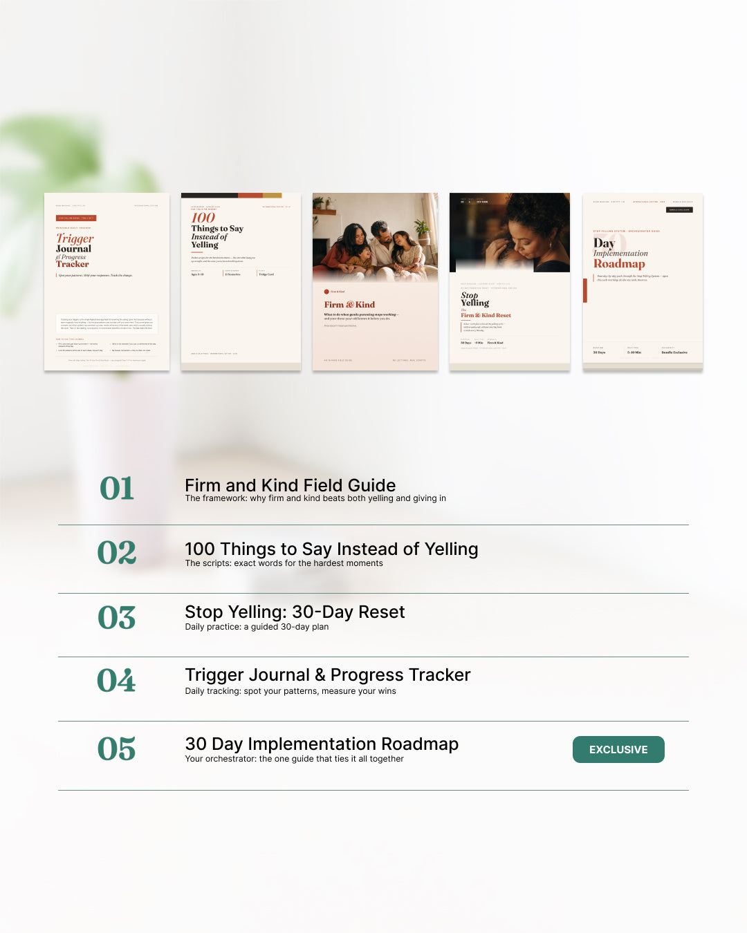 Stop Yelling Parenting System (5 GUIDES)
