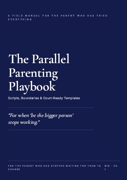 The Parallel Parenting Playbook